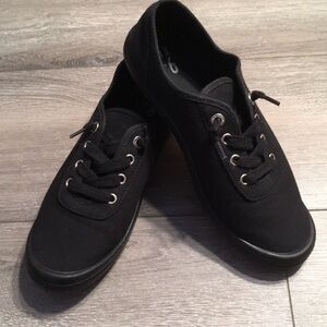 💐Mix No.6 Canvas Slip-On Sneakers Sz 9 Black